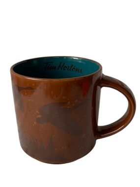 Tim Hortons 2017 Canada Goose Limited Edition Mug - Teal Interior